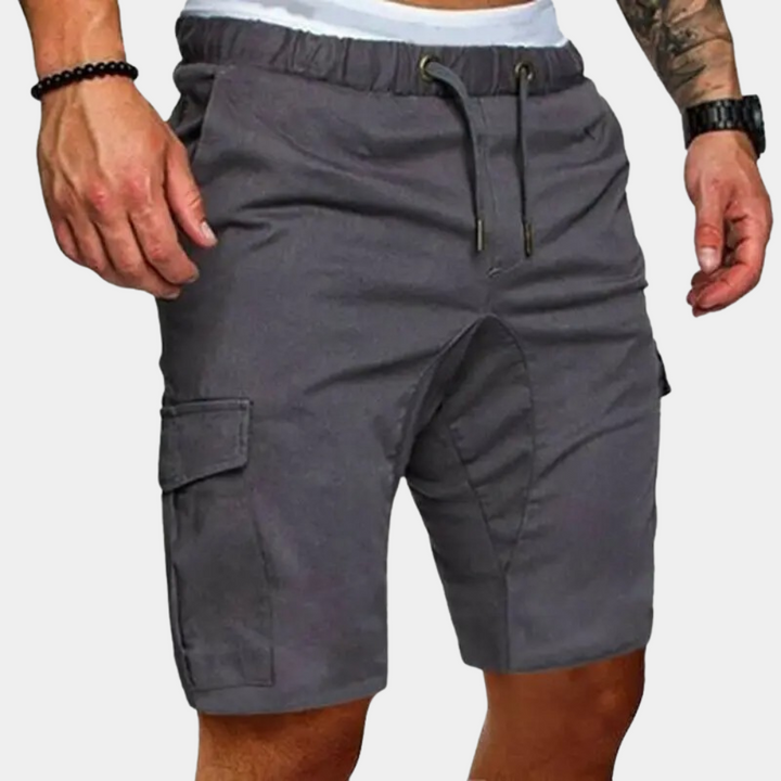 Stylish men's summer shorts with a relaxed fit, ideal for outdoor activities, warm weather, and casual wear.