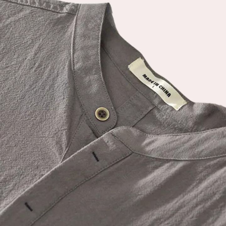 Men's Milo relaxed fit summer shirt, breathable & stylish for comfortable warm weather wear.