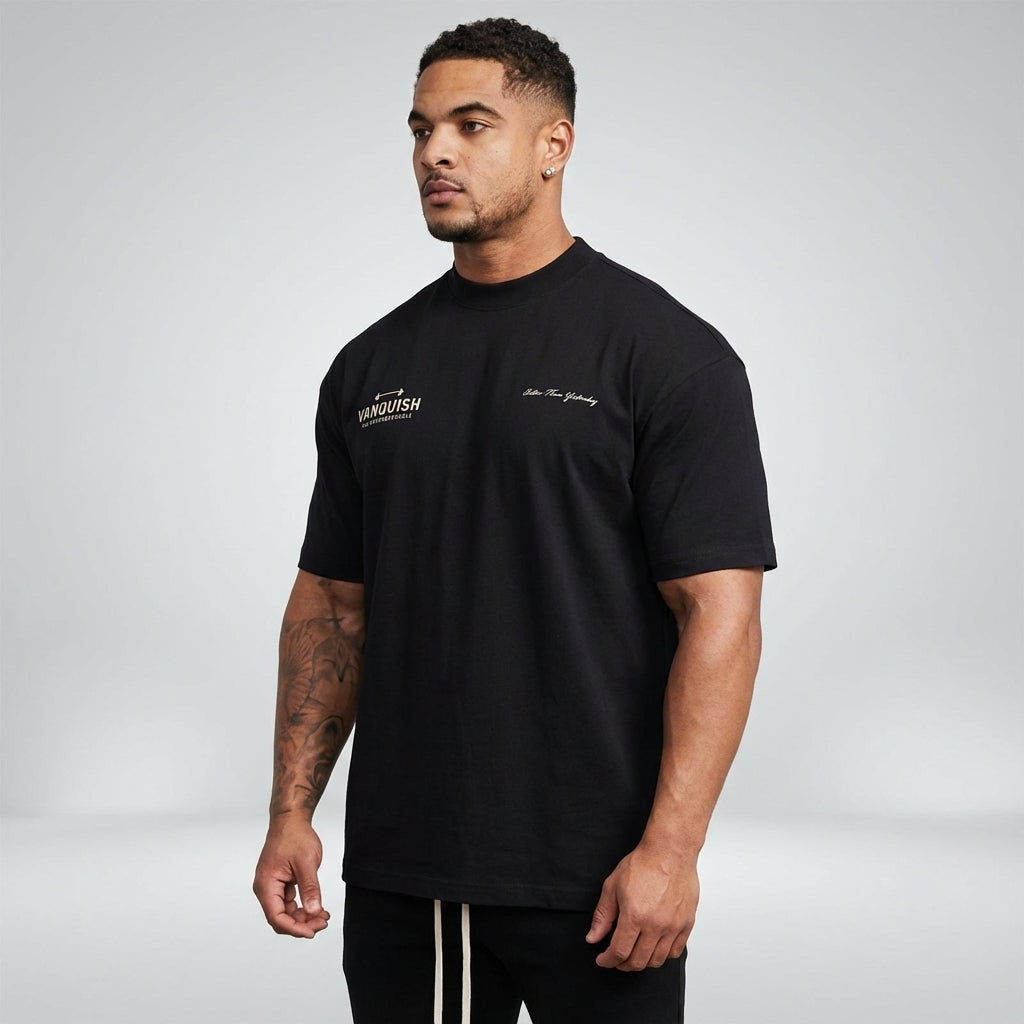 Performance men's workout t-shirt, short-sleeve Ronald design, essential for activewear.