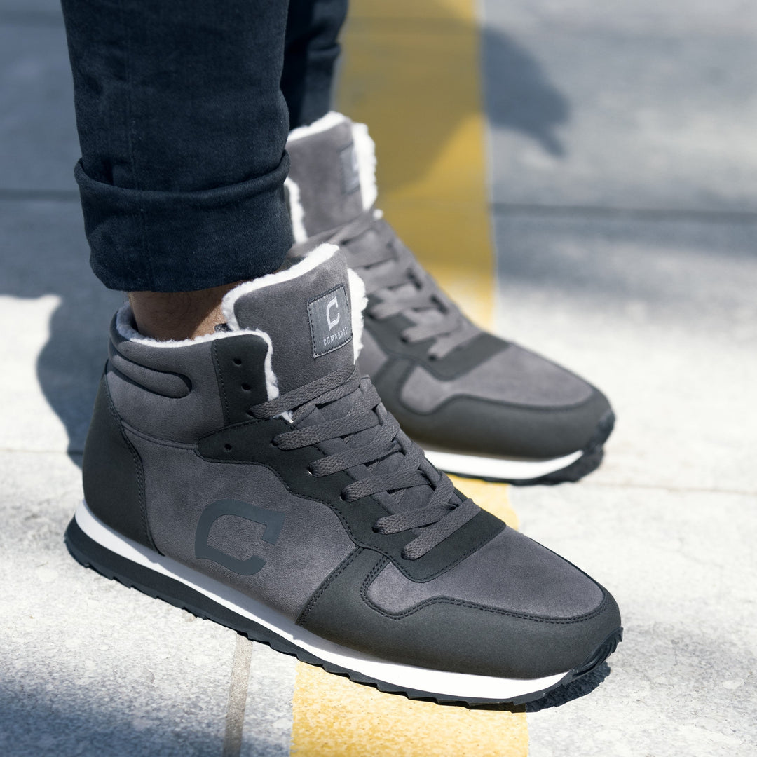 Cozy lined Ruben men's shoes, designed for ultimate warmth and comfort in chilly temperatures.