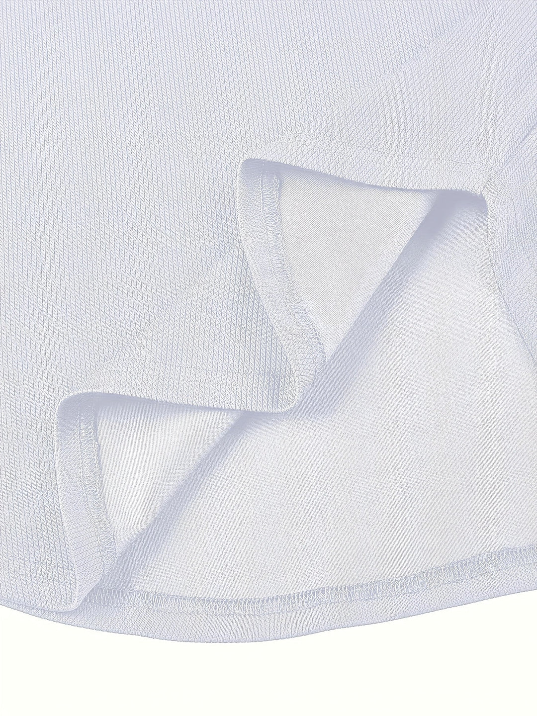 Fashionable men's deep V-neck t-shirt with a soft textured feel, slim fit design