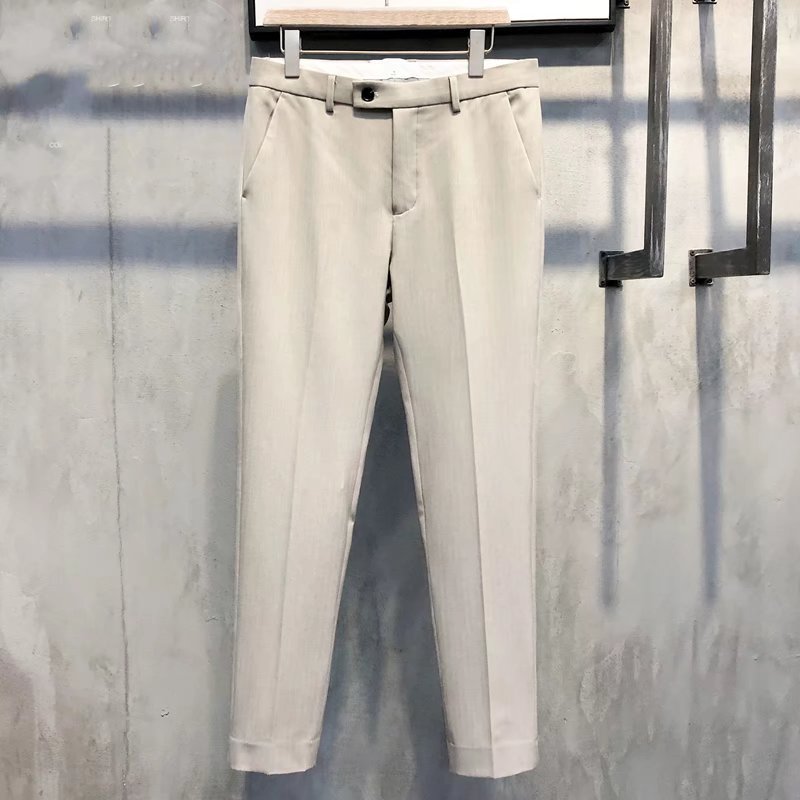 Fashionable men's slim fit stretch pants, engineered for comfort, style, and a perfect fit.