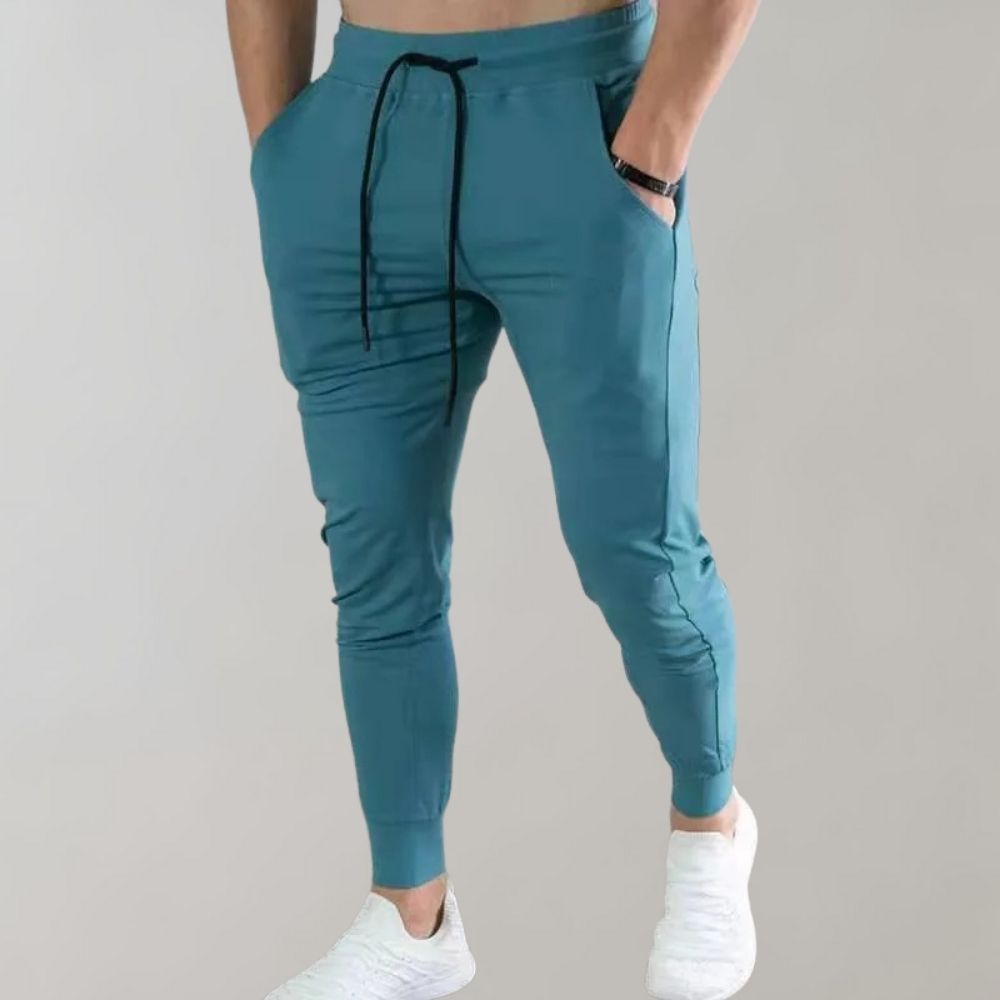 Trendy men's slim fit jogging trousers from Niko. Modern athletic style for activewear & casual looks.