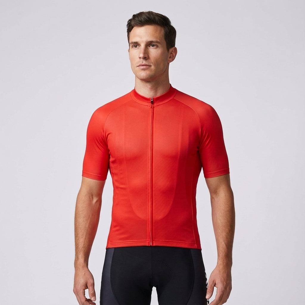 Men's Steven padded bib shorts with anatomical design, part of a cycling apparel set for comfort