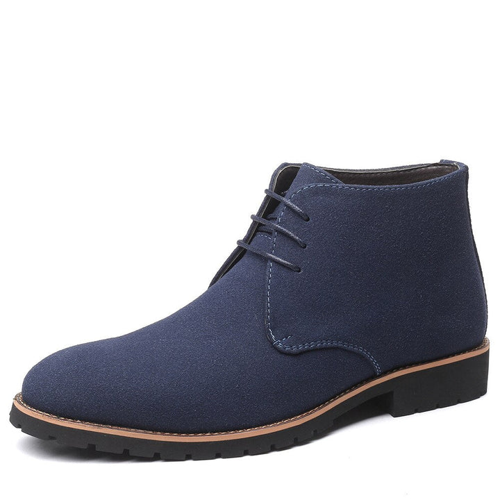Comfortable men's ankle boots with a stylish design. Slip-on casual boots, ideal for spring fashion & everyday wear.