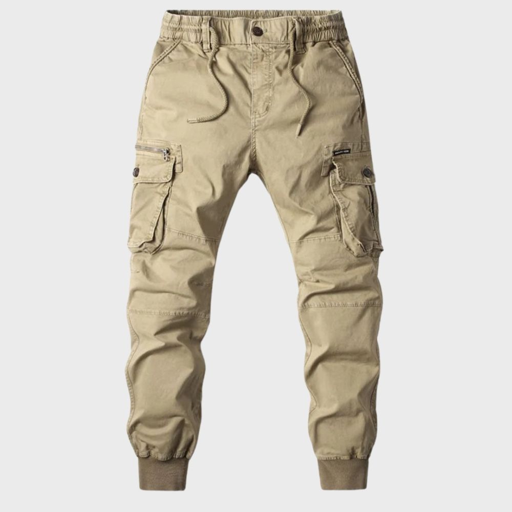 Men's stylish cargo joggers for comfort & utility. Perfect for casual everyday wear.