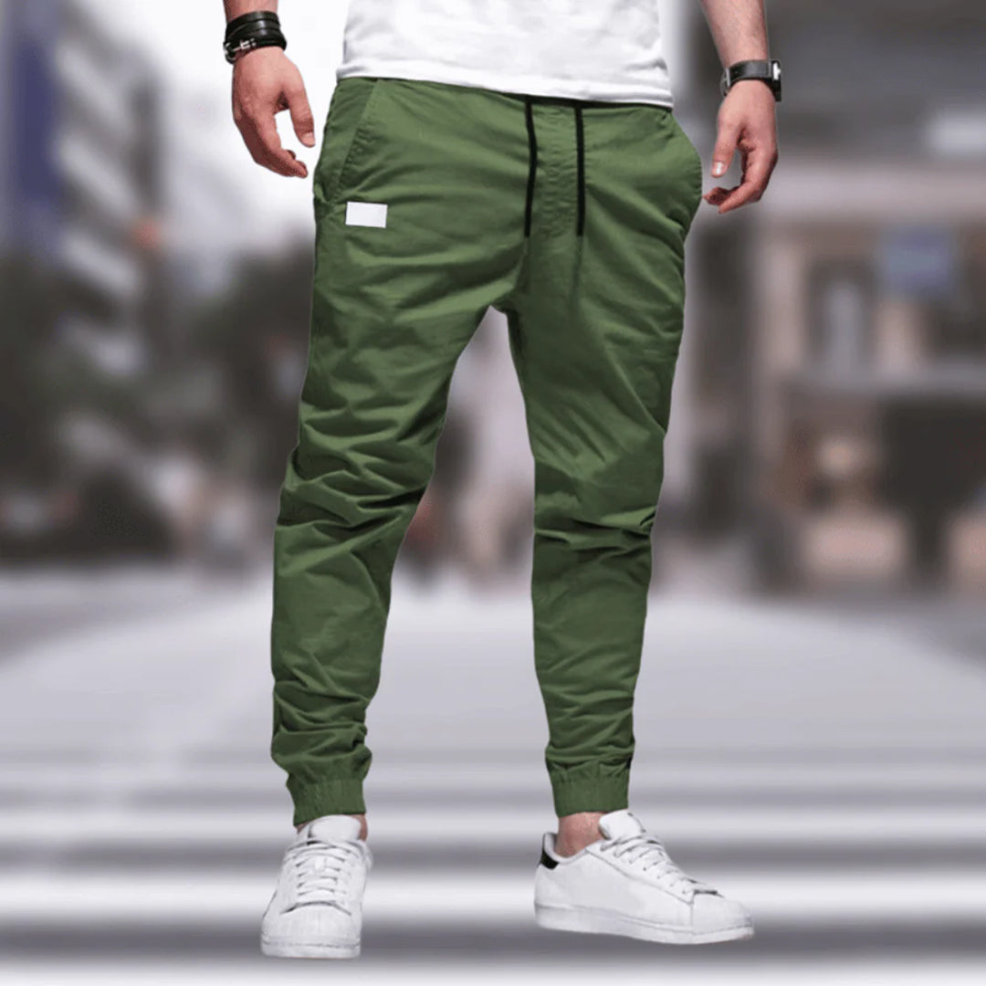 Axel men's comfortable everyday trousers. Stylish casual pants, perfect for versatile menswear and summer fashion.