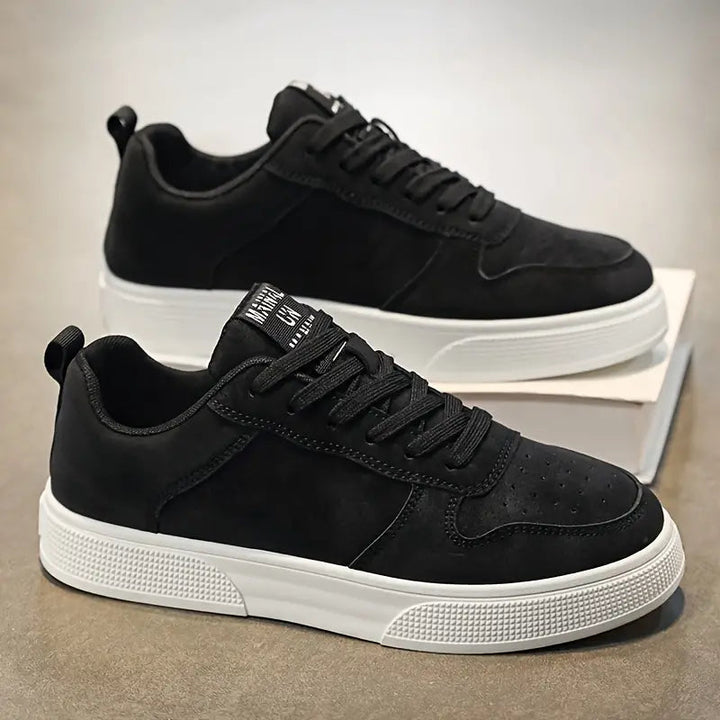 Men's comfortable suede hiking shoes, designed for long walks, all-day wear, & outdoor adventures.