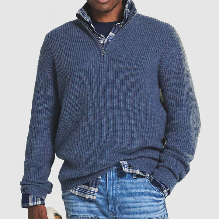 Stylish men's half-zip pullover, designed for modern fashion and offering superior comfort for all occasions.