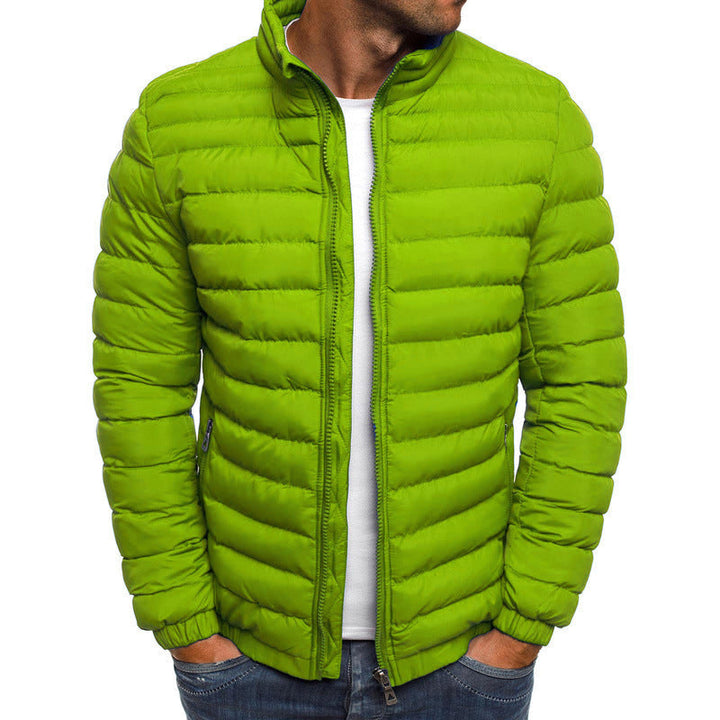 Versatile men's lightweight winter jacket for cold weather, combining modern style and comfort in outerwear.