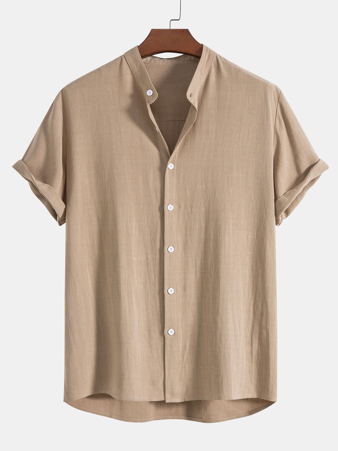 Antonio men's linen shirt & trousers set, a comfortable and stylish casual outfit for summer fashion.
