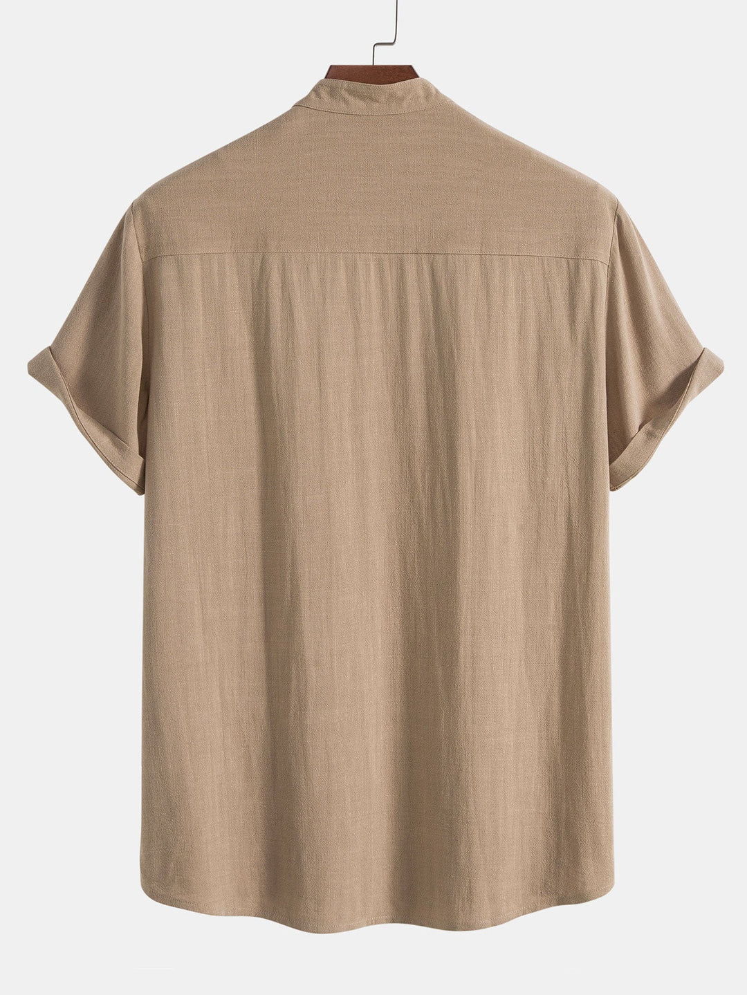 Men's casual linen shirt and trousers set, ready for warm weather and everyday comfort.