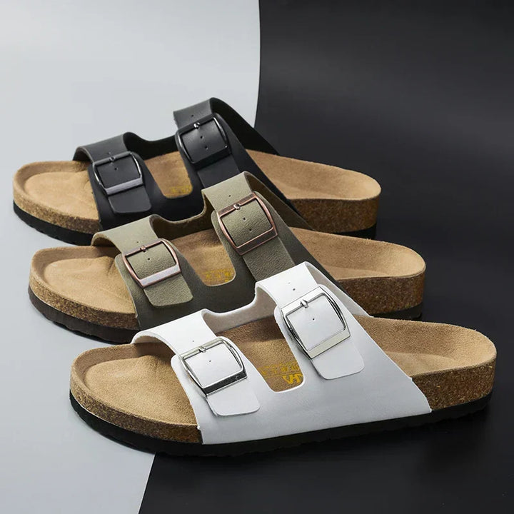 Men's summer comfort sandals with adjustable straps for a perfect fit, ideal for walking & everyday wear.