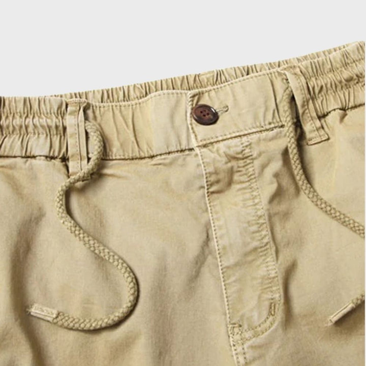 Comfortable men's athletic cargo joggers, ideal for active lifestyles & everyday wear.