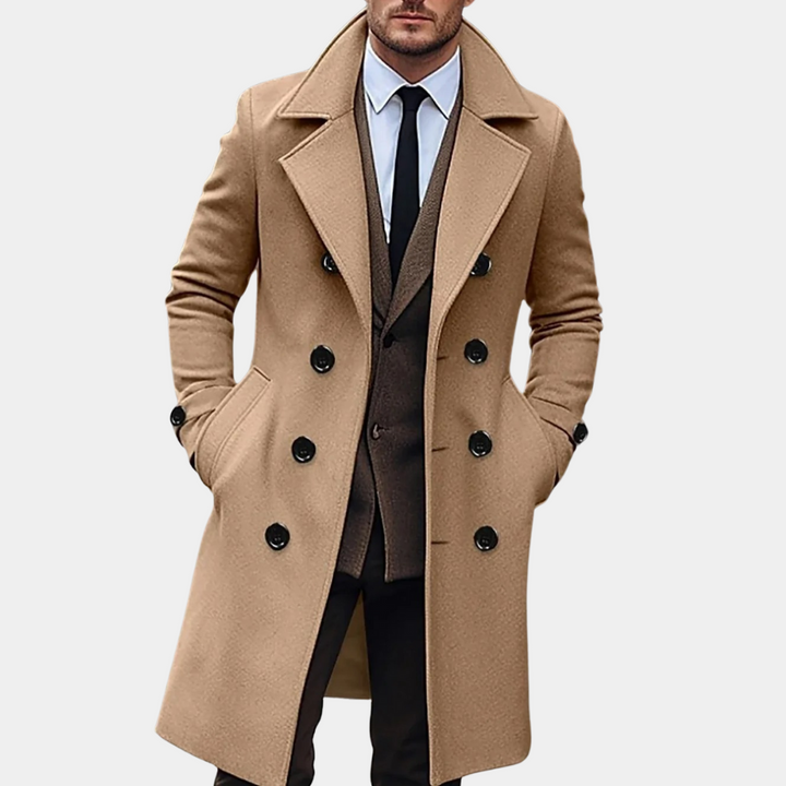 Stylish Men's Victor winter coat, warm and comfortable for cold weather. Versatile classic jacket for men's fashion.