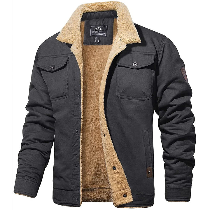 Classic men's Victor vintage bomber jacket, durable outerwear, perfect for casual winter fashion.