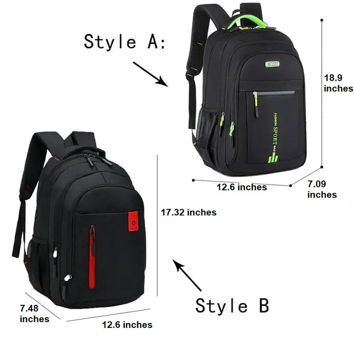 Multi-purpose men's waterproof laptop bag, stylish for daily, business & travel.