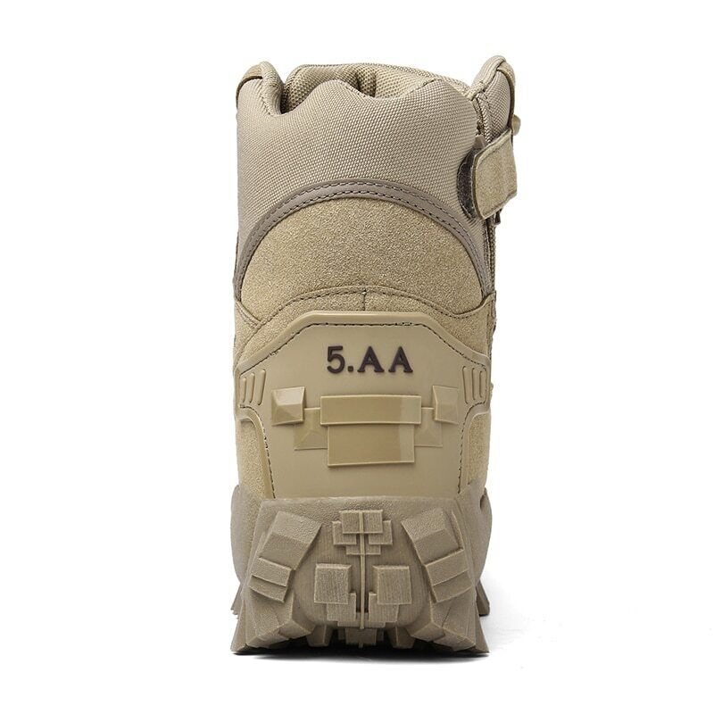 Anti-Puncture Safety Boots: Men's waterproof tactical work boots, non-slip, designed for ultimate foot protection.