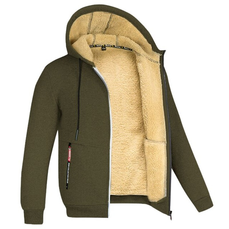 Warm men's winter gilet made from soft wool blend, perfect for layering and ultimate comfort.