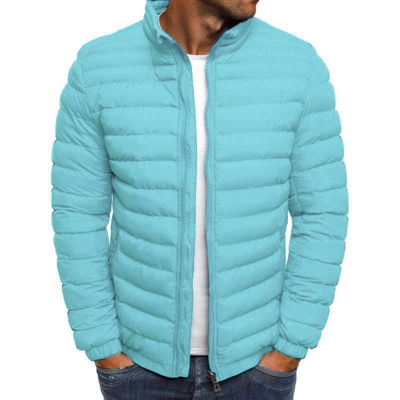 Men's Xander Luxe Puffer Jacket. Premium, warm winter outerwear for stylish urban fashion & cold weather.