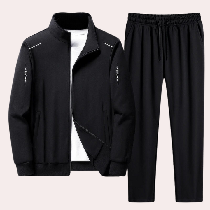 Comfortable men's Zenith tracksuit. Soft fabric, ideal for activewear, lounging, or everyday casual style.