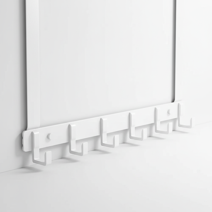 Door hanger hook rail from SpaceHook, perfect for organizing clothes and towels without drilling