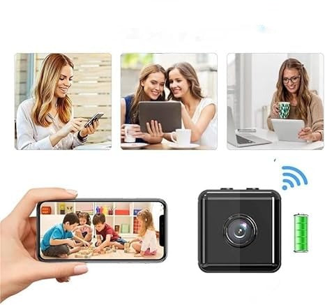High-definition 1080P WiFi security camera, offering wireless home surveillance with app access.