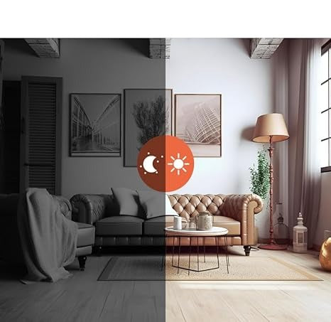 Easy-to-install mini wireless security camera for indoor/outdoor use, featuring night vision.