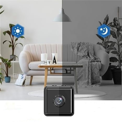 Versatile 1080P WiFi mini security camera for home monitoring, supporting indoor & outdoor use.