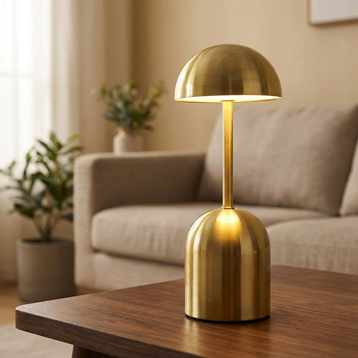Minimalist LED desk lamp with stepless dimming, Scandinavian design, Nordiqueo table lamp