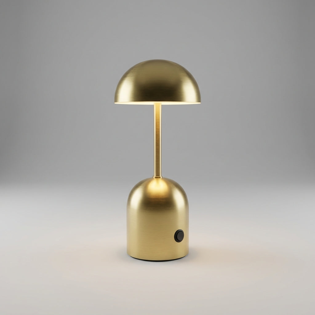 Adjustable LED desk lamp with stepless dimming function, ideal for modern home decor
