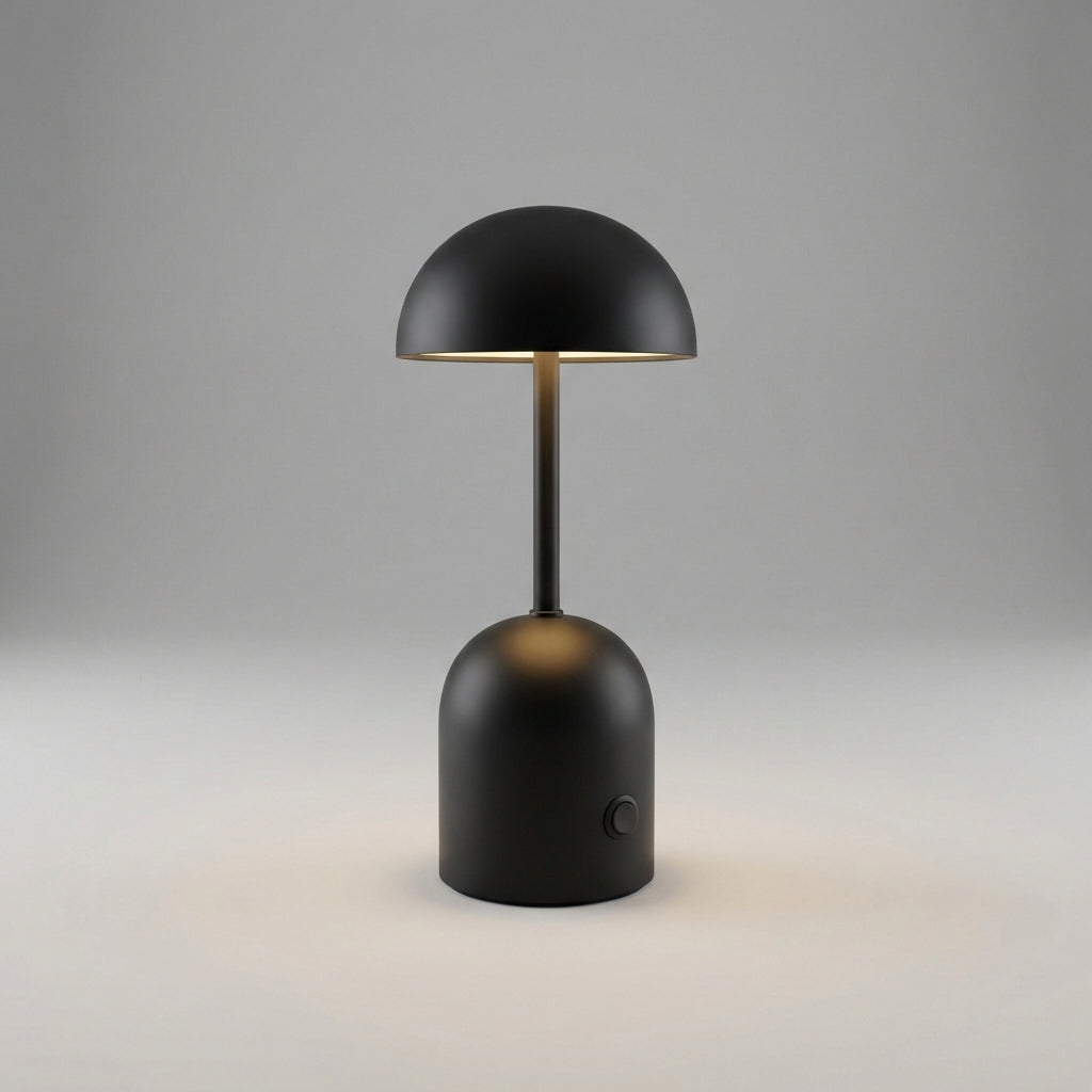 Nordiqueo minimalist LED desk lamp, black metal, versatile lighting for any desk