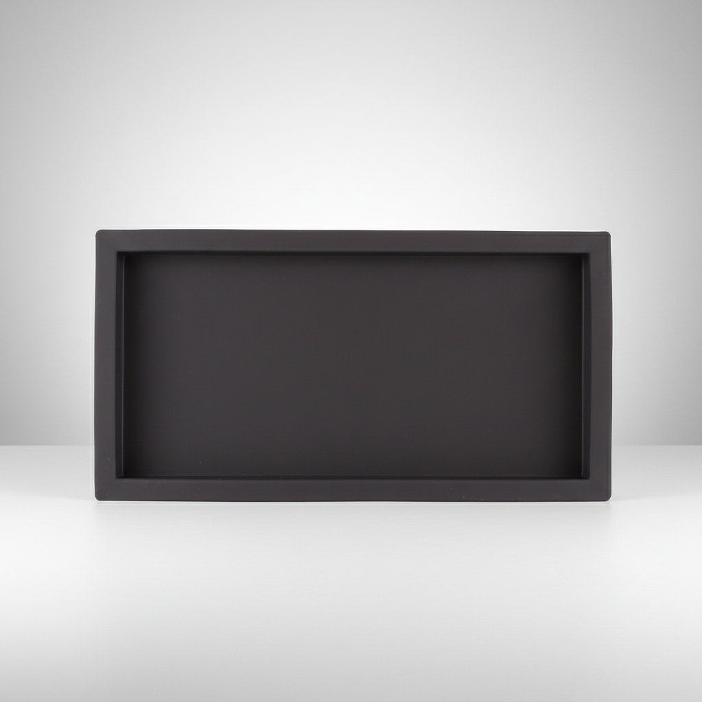 Modern grey silicone organizer tray, a stylish and functional home decor accessory.