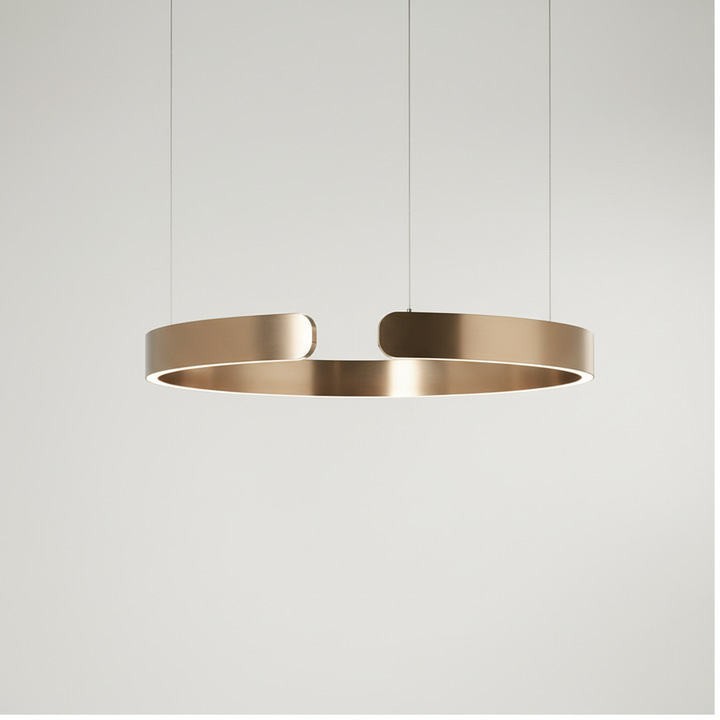 Sophisticated SkyRing LED pendant light, circular design, energy-efficient ambient lighting