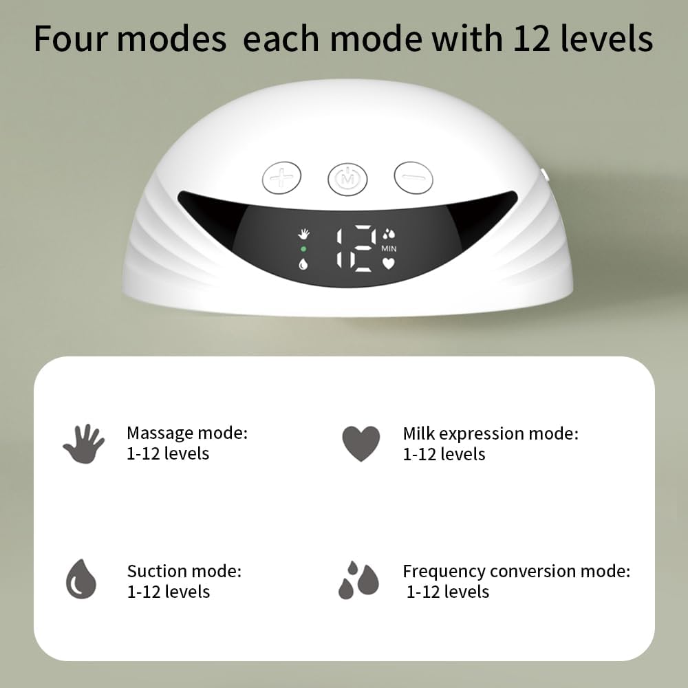 Mirava wearable electric breast pump with a power bank, showing extended portability options