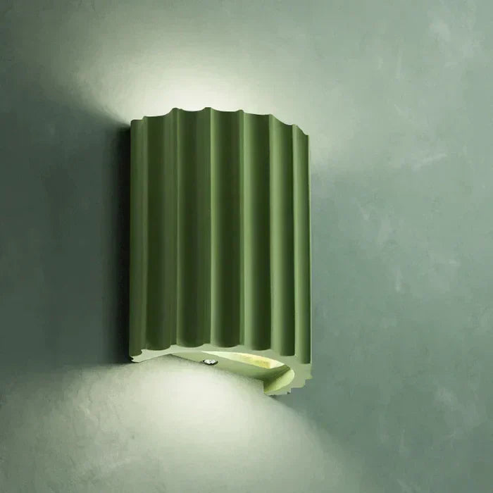 Designer resin wall fixture, perfect for modern and artistic spaces.