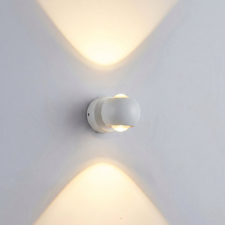 Sleek adjustable LED wall sconce, modern design for ambient home lighting and decor