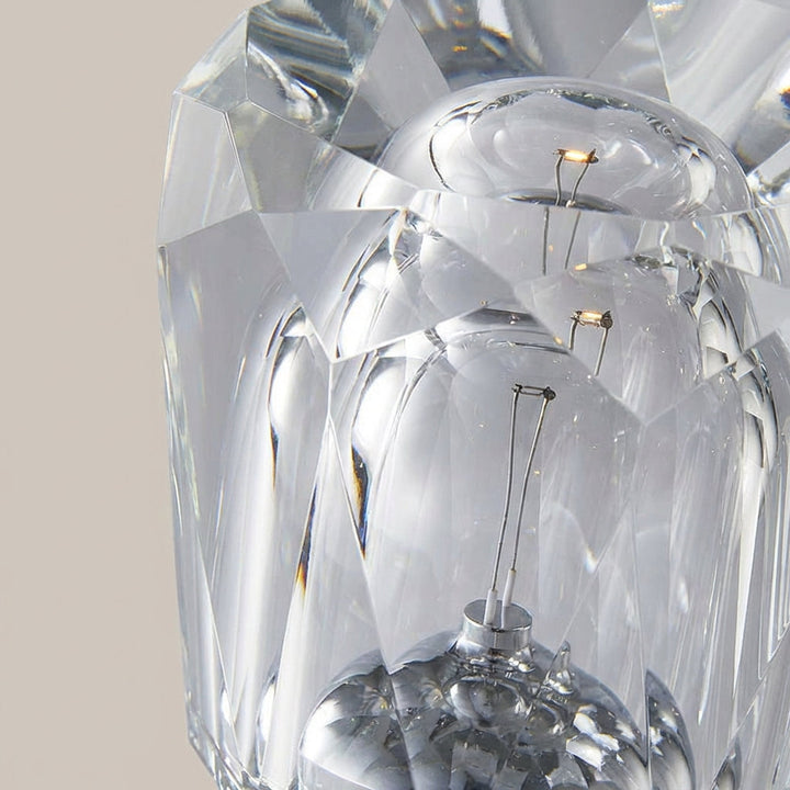 Elegant crystal style LED night light by Clarevo, perfect for modern ambient lighting.