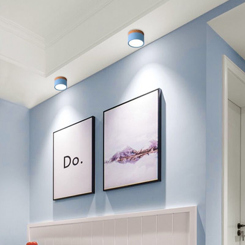 Functional LumiModo LED ceiling fixture, Morandi style, enhances workspace productivity.