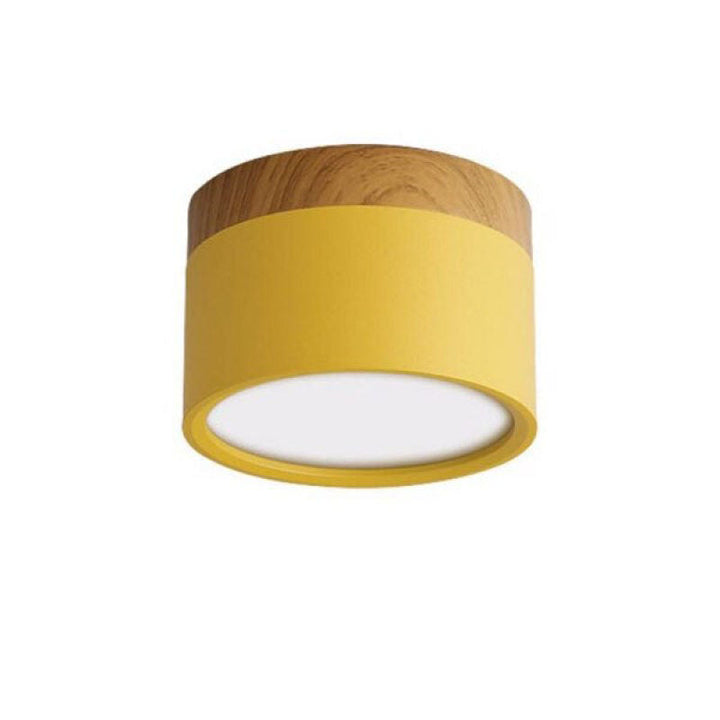 Easy-to-install LumiModo LED ceiling light, Morandi style, upgrades any modern space.