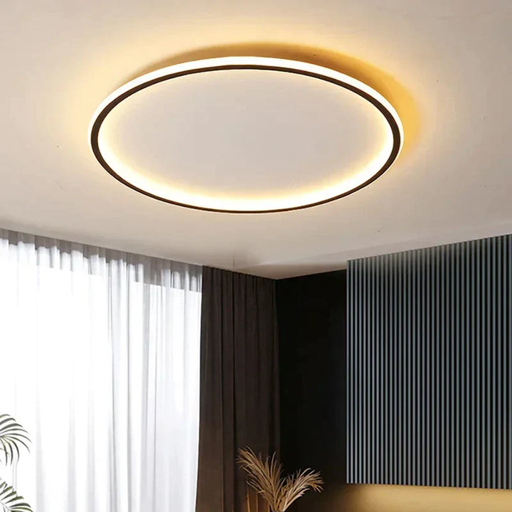 Dimmable LED Ceiling Light, geometric design, perfect for living room ambiance