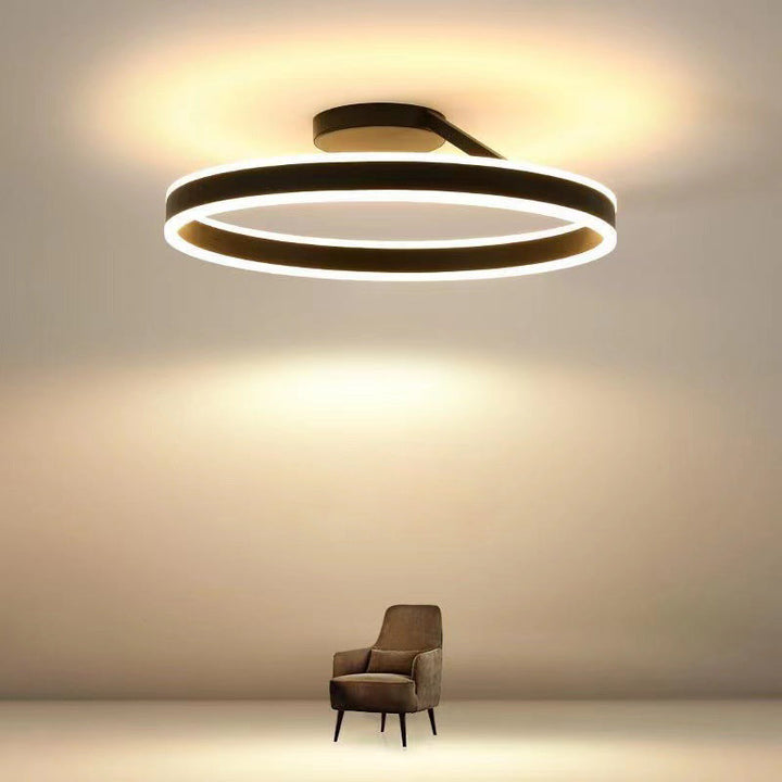 Modern LED plafondlamp, Luminara, a contemporary ceiling fixture for smart indoor lighting.