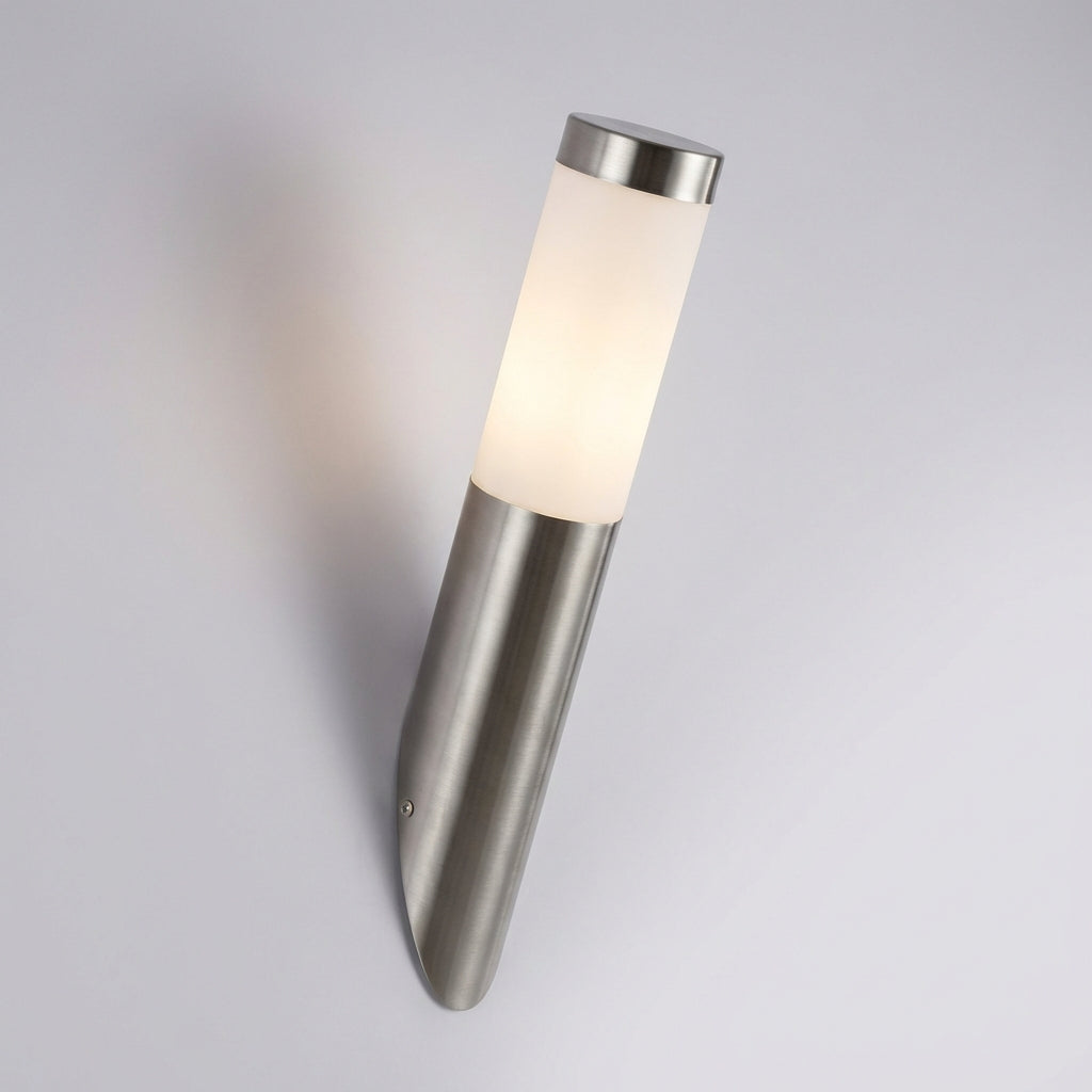 Aurenox modern outdoor wall sconce with LED light and motion sensor for home security.
