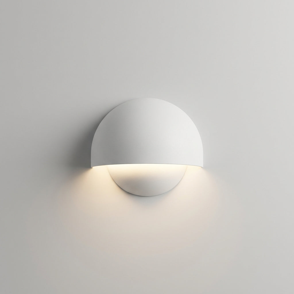Stylish LED outdoor wall light, weather-resistant, provides ambient light for modern home exteriors