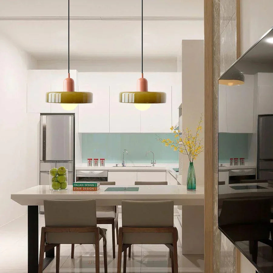 Modern decor ceiling light, adjustable height, fits diverse home layouts.