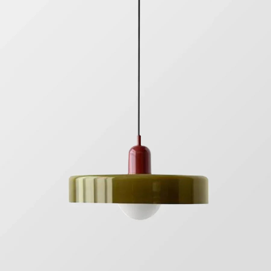 Scandinavian hanging lamp, clear glass, brightens and updates any space.