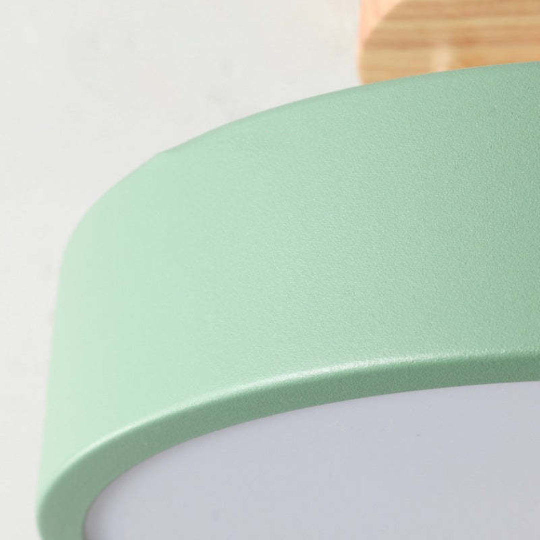Nova LED ceiling light, energy-efficient modern lighting for living rooms.