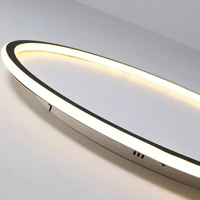 Contemporary LED flush mount ceiling lamp, ideal for modern home decor.