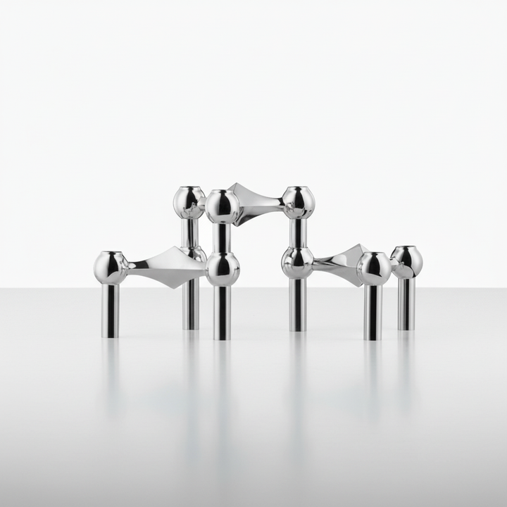 Shinexis modular candle holders, modern metal centerpiece for table decor