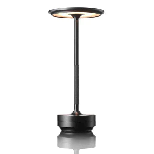 Compact USB rechargeable table lamp, portable lighting for any room